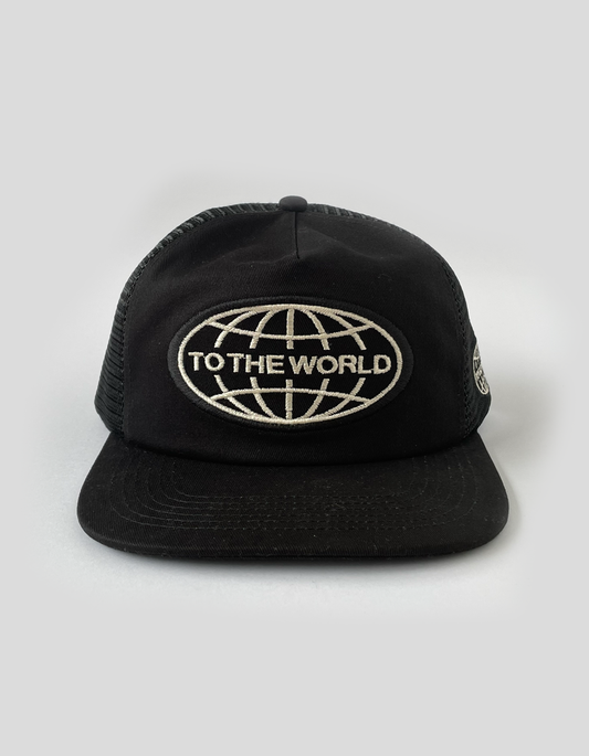 Vintage Trucker - Black Off White